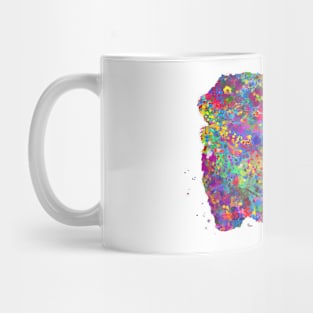 Shih Tzu dog watercolor Mug